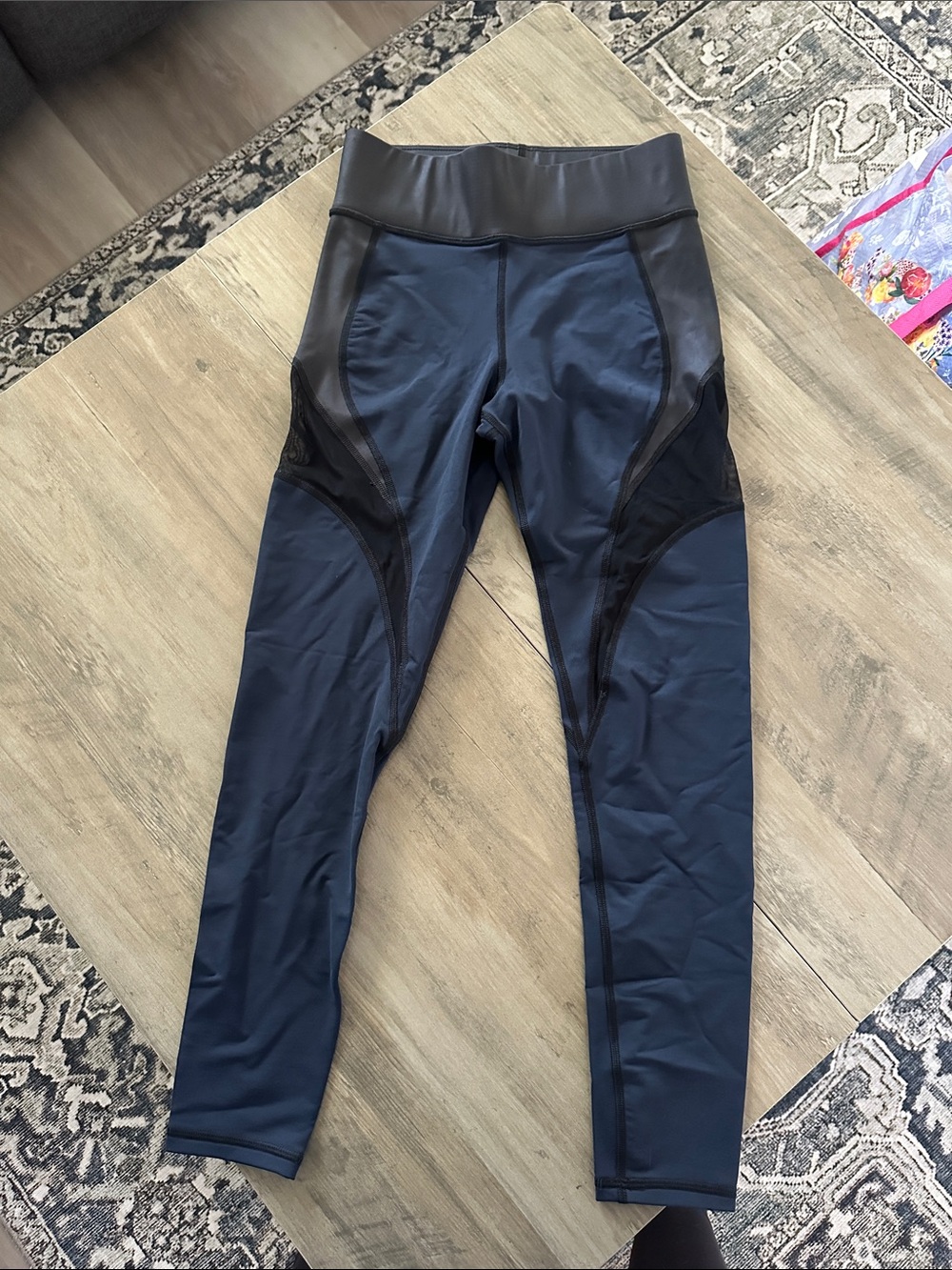 Michi Navy Blue High-Waist Performance Leggings